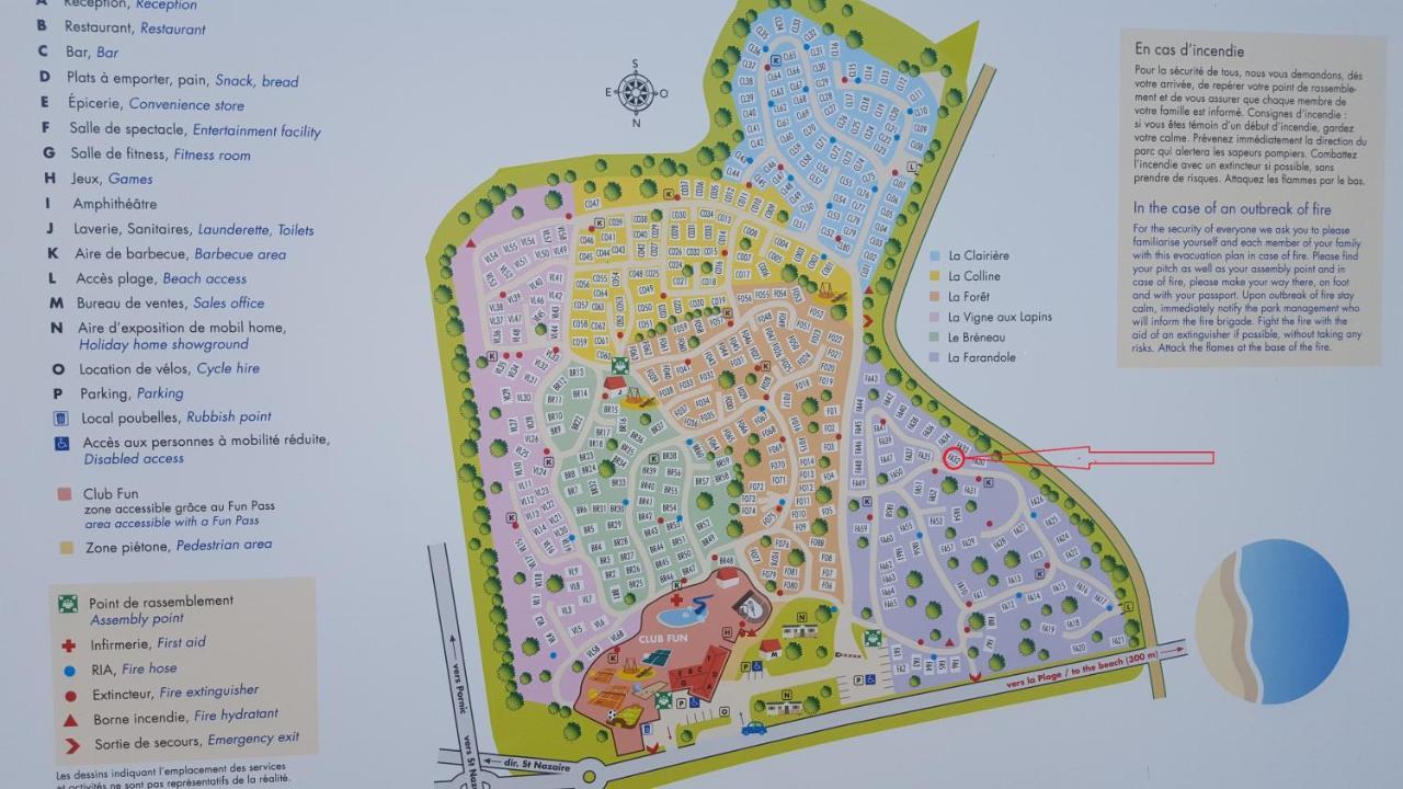 Agreable Mobilhome 6 - 8 Places Saint-Brévin-les-Pins Exteriér fotografie